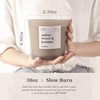 Hidden Label Large Scented Candle, Amber Wood & Jasmine, 30oz