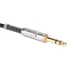 0.3M 24AWG Pure Copper Double Shield 6.35 Male to Double