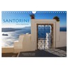 Santorini Fira & Firostefani (Wandkalender 2026 DIN A4 quer), CALVENDO