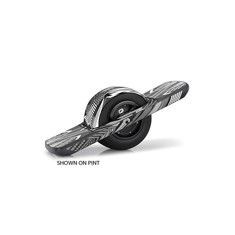 Graphics for OneWheel Plus XR, Mayhem Black design, Rail and