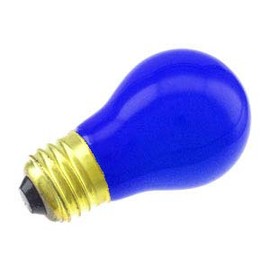Decorative/Novelty 25A15/B, 15 Watt, 130 Volt, Medium Base, Blue Light Bulb (1 Pack)