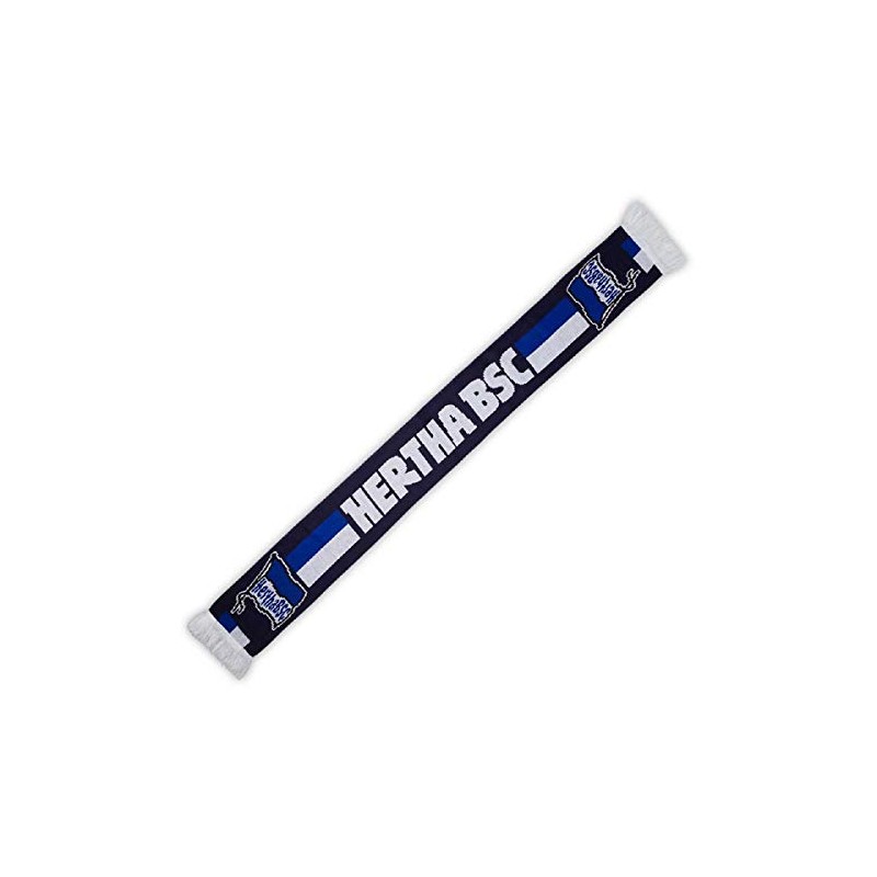 Hertha BSC Berlin Scarf – Blue/White Stripes – Navy Fan