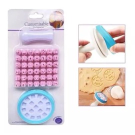 Cookie Marcador De Letras Y Números Sellos Para Galletas
