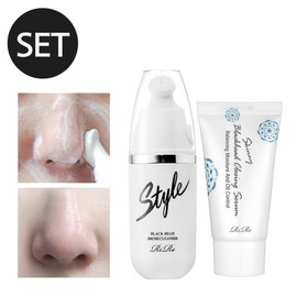 LIRR SET 리르 스타일 블랙헤드 모공 브러쉬 클렌져 20ml+클로징 모공세럼 40ml SET Rir Style Blackhead Pore Brush Cleanser 20ml + Closing Pore Serum 40ml