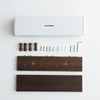 XAOHOME Entryway Coat Rack Hooks with Shelf, Sturdy Wooden Floating
