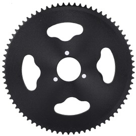 POENVFPO Motorcycle Rear Sprocket, T8F 74T Tooth 30 mm Steel Rear Sprocket Replacement Accessories for Small Pit Bikes