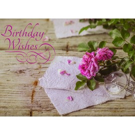 Crown Point Graphics Shared Blessings Floral Moments 12 Boxed Birthday Cards, Flower Designs with KJV Scripture, Faith-Based Birthday Greeting Cards with Envelopes
