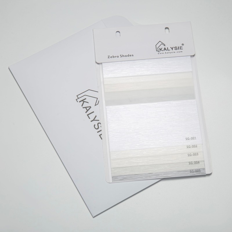 KALYSIE Fabric Sample for Zebra Roller Window Blinds
