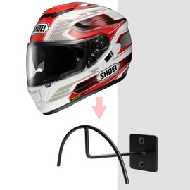 DIYIIRON 4 PCS Wall Mounted Hat Rack Helmet Rack Multifunctional Display Rack,Metal Hat Holder Helmet Display Hanger for Hat,Helmet,Coat,Black