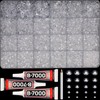 27500Pcs Transparent Clear Resin Rhinestones for Bedazzling Crafting, 2-6mm Mixed