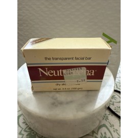 Neutrogena 1 Vintage 1980’s NOS Neutrogena Transparent Facial Bar Dry Skin 3.5oz Movie Prop