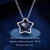 SIMPLGIRL Star Necklace for Women, 925 Sterling Silver Five Point