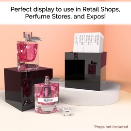 2 Pack 5" Acrylic Display Riser Box with One Open Side No Lid Versatile Preassembled Glossy Black Square Lucite Retail Product Platform or Merchandise Storage Bin by Marketing Holders