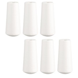 Luckious 6 PCS Blind Pull Cord End Pendants Wood Cord Tassel Curtain Pull Ends Venetian Blind Lights and Shade Accessories Cone Wood Pendant Replacement Parts for Bathroom Venetian Blinds