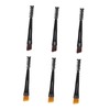 Baluue Mini Eyebrow Brush Set 6pcs Double-ended Makeup Tools for