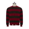 MelangCos Freddy Cosplay Krueger Costume Knit Sweater Long Sleeve Striped