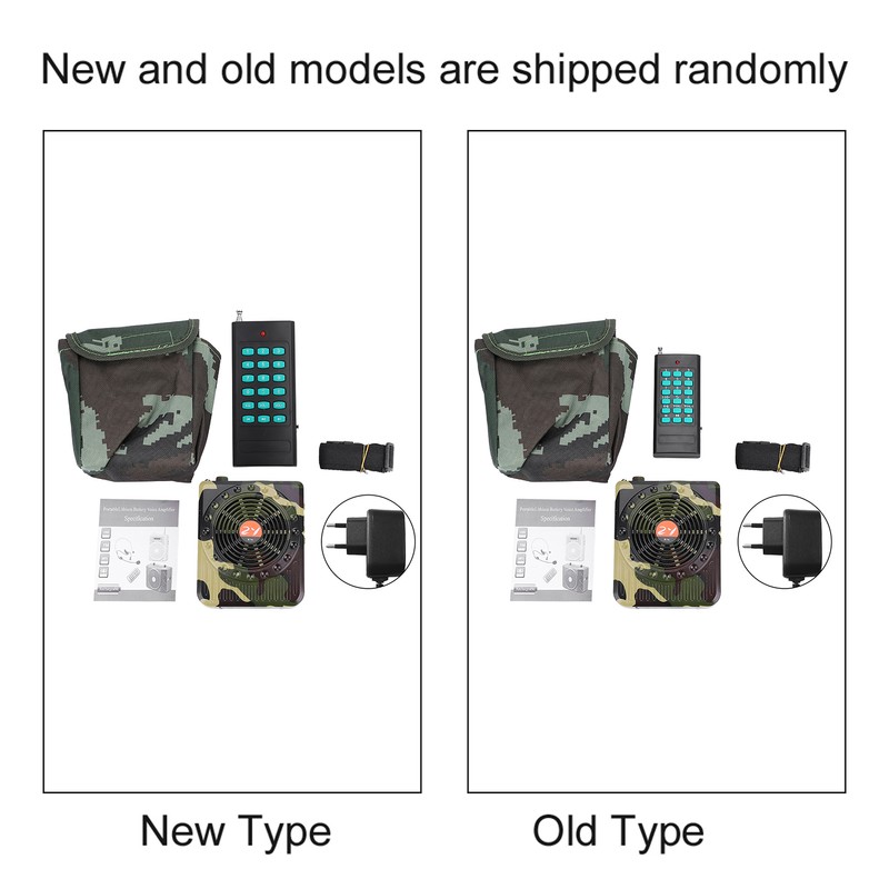 Camouflage Remote Control Outdoor Hunting Decoy Bird Caller Sound Speaker