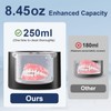 Ultrasonic Retainer Cleaner, 48W 49KHz 8.45oz（250ml） with 6 LED Lights,