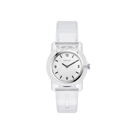 BREDA 'Play' Clear Transparent Plastic Watch, 35mm