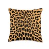 Styleuniversal Accessories Leopard Animal Print Throw Pillow, 16x16, Multicolor
