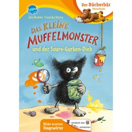 Das kleine Muffelmonster und der Saure-Gurken-Dieb: Erstlesebuch für die Vorschule ab 5 Jahren. Ein neues Abenteuer mit dem beliebten Muffelmonster. ... Vorschule. Bilder ersetzen Hauptwörter)