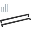 goldenwarm 5Pack Kitchen Cabinet Handle Black Cupboard Handle Kitchen Cupboard