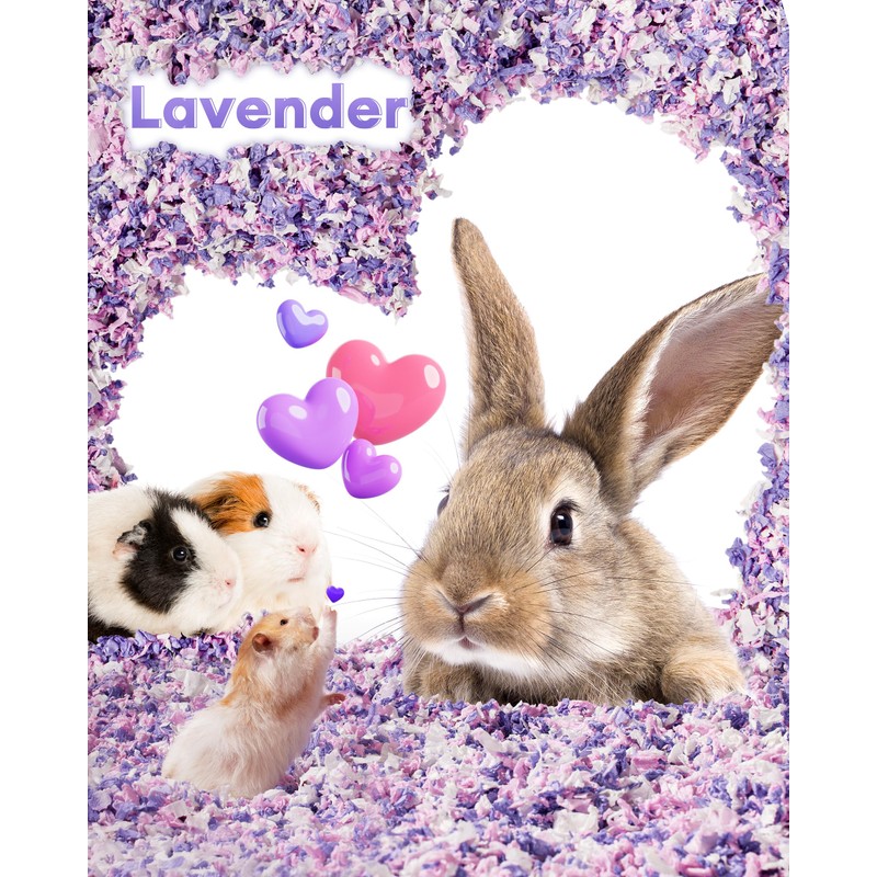 BUCATSTATE Hamster Bedding 70L, 99% Dust-Free Guinea Pig Paper Bedding