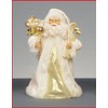 30cm Tree Top Santa or Free Standing Christmas Decoration - Cream