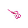 Start Replacement Unit Triple Hook, Short Curly, M #58, Pink