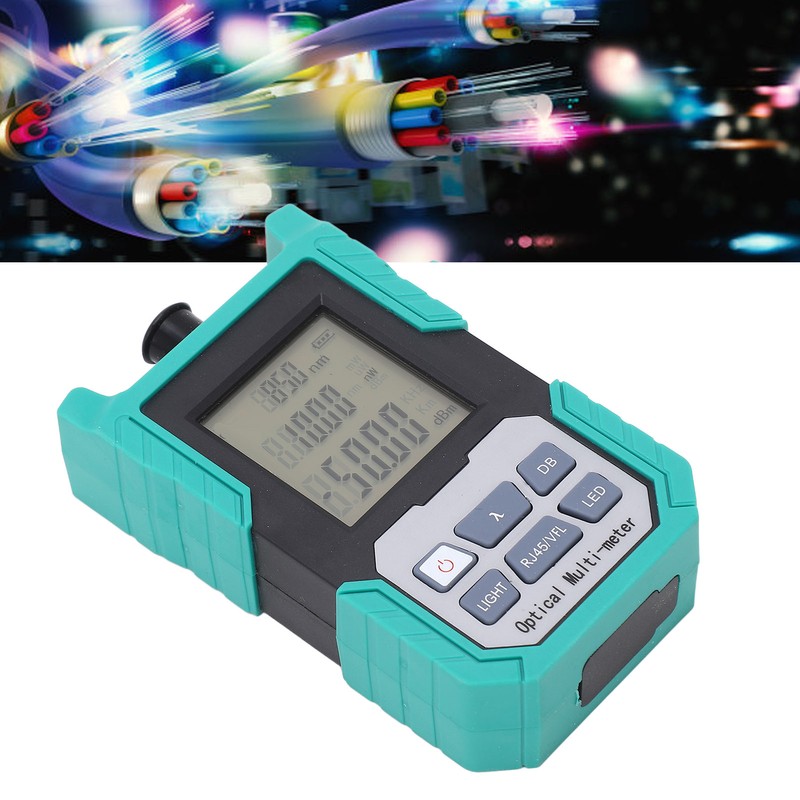 Optical Power Meter Mini Fiber Optic Cable Decay Tester FC