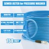 RIDGE WASHER Sewer Jetter Kit for Pressure Washer 150FT, 3600