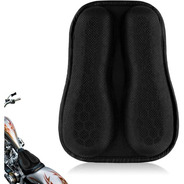 NQEUEPN Universal Motorcycle Seat Cushion, High Elastic Gel 3D Honeycomb