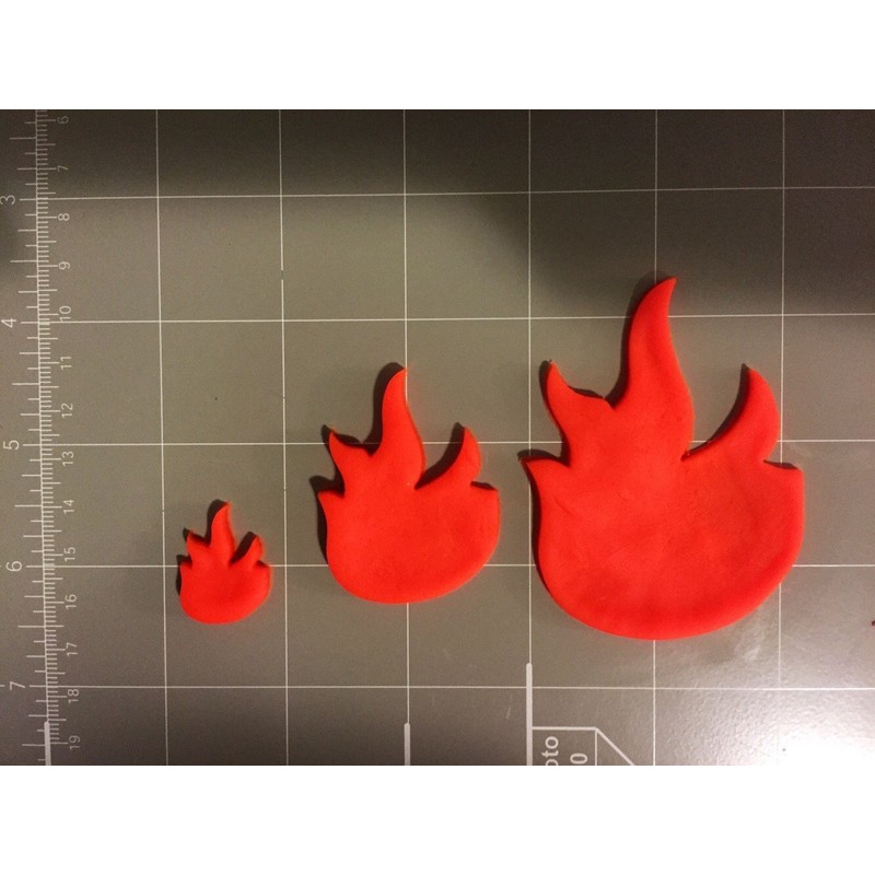 Fire Flame Cookie Cutter (4 Inch)