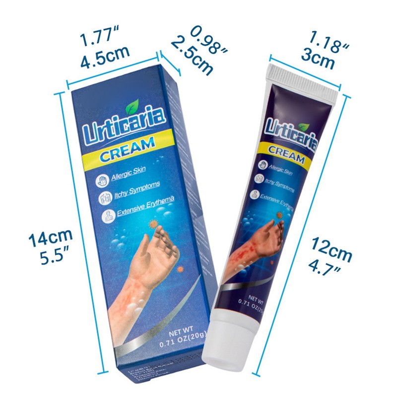 Urticaria Antipruritic Cream 20g Natural Herbal Anti Itch Ointment