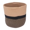 Woven Laundry Basket Cotton Rope Multifunctional Clothes Storage Hamper with