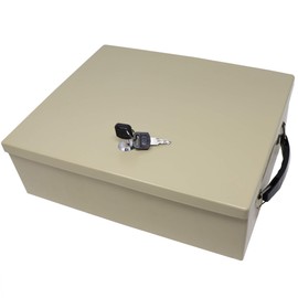 Fire-Retardant Security Box with Keyed Lock