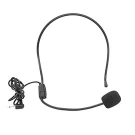 ARTHYLY 3.5mm Wired Headset Microphone,Flexible Wired Boom for Voice Amplifier,Teachers, Speakers, Coaches, Presentations, Seniors and More