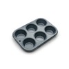 Fox Run 4454 Non-Stick 6-Cup Muffin Pan, 10.5 x 7.25