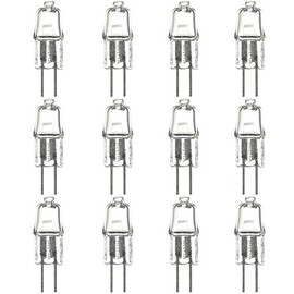 Sunlite Series Q5/CL/G4/12V/12PK Halogen 5W 12V Q5 Single Ended Capsule Light Bulbs, Clear Finish, 3200K Bright White Bi-Pin (G4) Base, 12 Pack