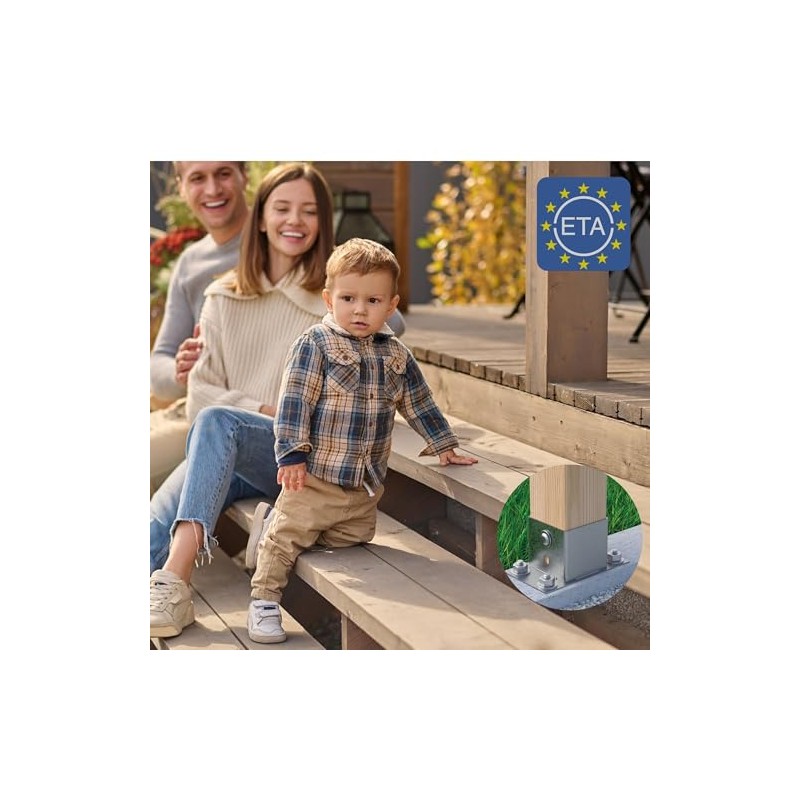 GRUNDLINE - Screw-on sleeve 90 x 90 - ground sleeves