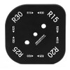 CENPEK 4-in-1 Aluminium Alloy Radius Jig Router Templates R15 R20