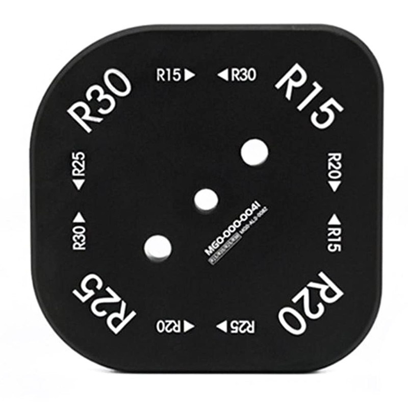 CENPEK 4-in-1 Aluminium Alloy Radius Jig Router Templates R15 R20