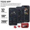 TOZO 6 Mics Active Noise Cancellation Wireless Earbuds IPX8 Waterproof