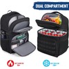 MOZETO Lunch Backpack for Men, Tactical Inspired Double Deck Cooler