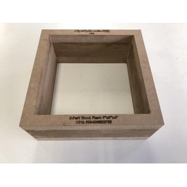 slipGrip 2-Part Foundry Wood Flask for Sand Casting Jewelry Or Craft Making Tool 8"X8"X4"