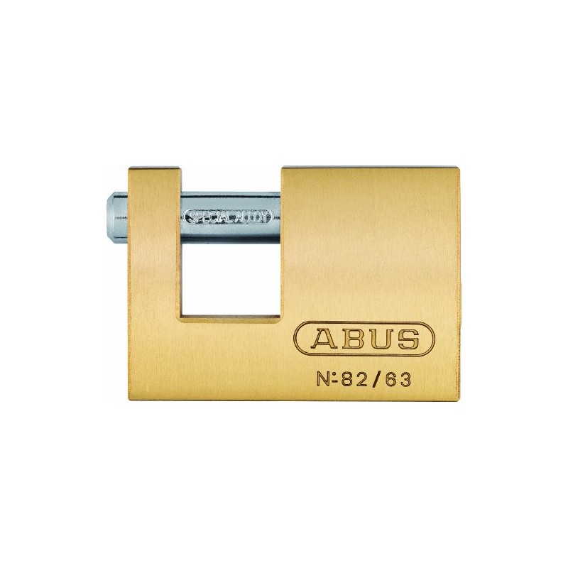 ABUS 11572 Monoblock Brass Shutter Padlock with 8502 Alike Keyed