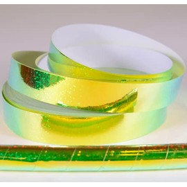 30 ft of 1" UV Neon Firefly Color Shifting and Translucent Hoop Craft Tape