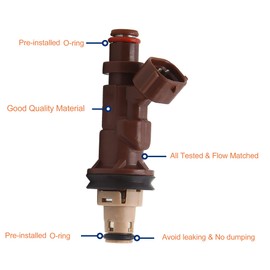 MACHSWON Fuel Injector 2 Holes 23209-62040 for to-yo-ta Tacoma 1999-2004 for to-yo-ta Tundra 2000-2004 for to-yo-ta 4Runner 1999-2002 3.4L