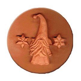 RYCRAFT 2" Round Cookie Stamp with Handle & Recipe Booklet-JUL GNOME