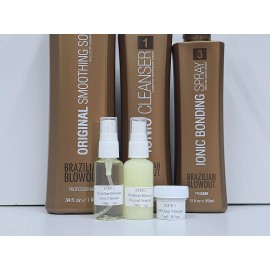 Brazilian Blowout Original Solution Steps 1,2, & 3 Deep Masque - 1oz FULL SET